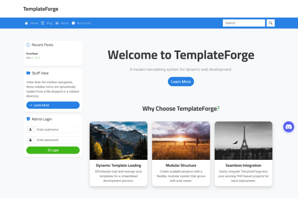 TemplateForge GitHub Project